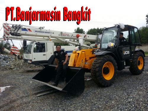 Rental Unit Telehandler JCB 532, Rental Unit Crane, Rental Crane, Rental Banjarmasin Bangkit, Rental Borneo